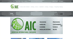 Desktop Screenshot of aicontainer.com